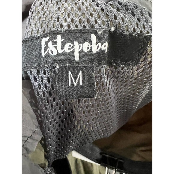 Estepoba Green Windbreaker Pullover Jacket Men Size M - Picture 9 of 9